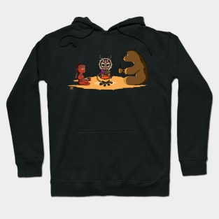 Hunter Ninja Bear - Tea Party Hoodie